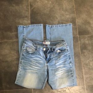 LEI Sophia Hipster Flare Jeans